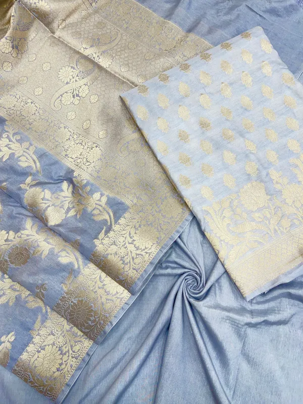 Humairah_Presents_Grey_Floral_Zari_Jaal_3pcs_Suit_with_Grey_Floral_Zari_Jaal_Dupatta_and_Plain_Grey_Bottom