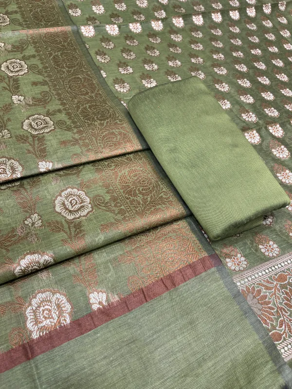 Humairah_Pistachio_Green_Cotton_Floral_Resham_Mina_Booti_3_pcs_Suit_set_with_Plain_Bottom_and_Resham_Zari_Chunri_Booti_Pistachio_Green_Dupatta