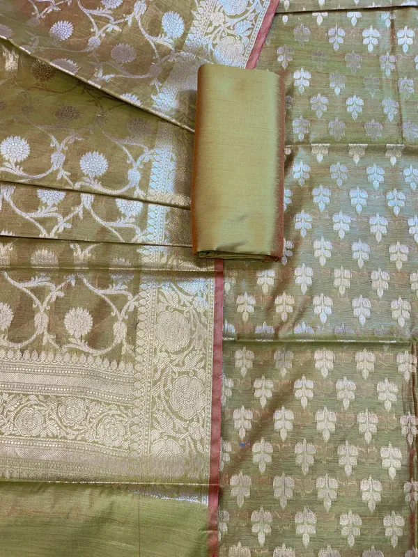 Olive_Green_Cotton_Leaf_Zari_Booti_Banarasi_Suit_950SHL_CT4