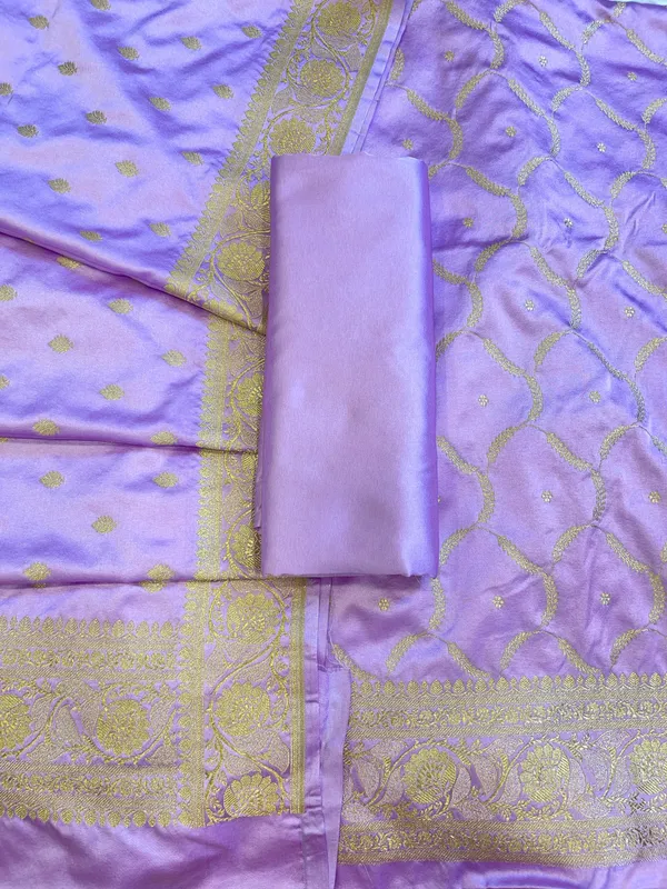 Purple_Mashru_Silk_Floral_Zari_Booti_with_Zari_Jaal_Dupatta_Handloom_Banarasi_3_pcs_Suit_Set_3000AJ_MSR7