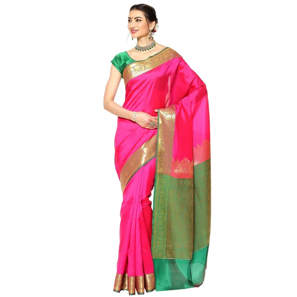 Pink_Valkalam_Katan_Silk_Banarasi_Sarees_For_Women_GEKH27