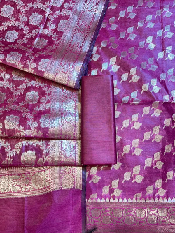 Magenta_Cotton_Silk_Floral_Zari_Booti_Banarasi_3_pcs_Suit_Set_675JVC_130