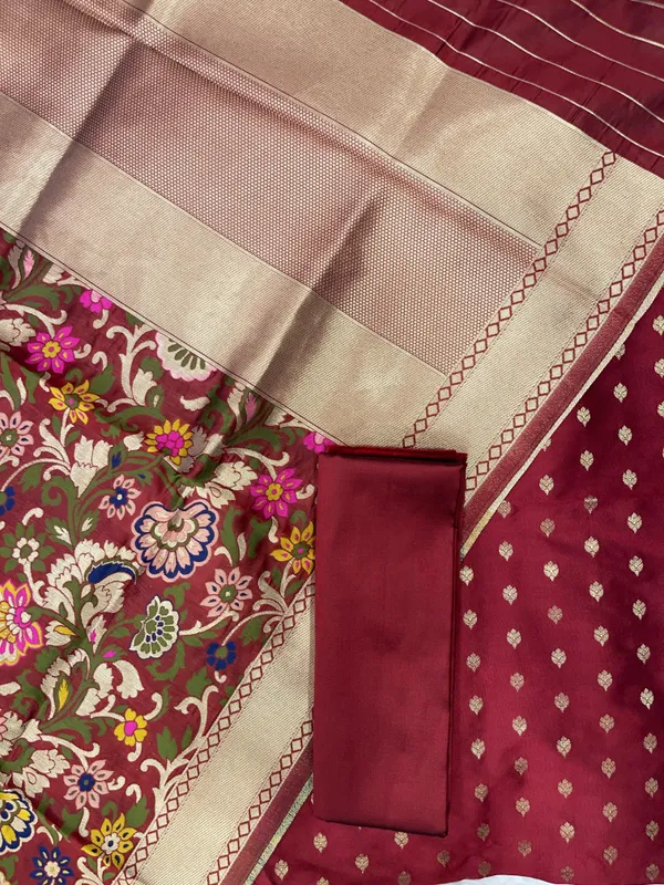 Maroon_Biba_Silk_Zari_Kimkhab_Mina_Jaal_Dupatta_Banarasi_Suit_Set_700SKL_KS22