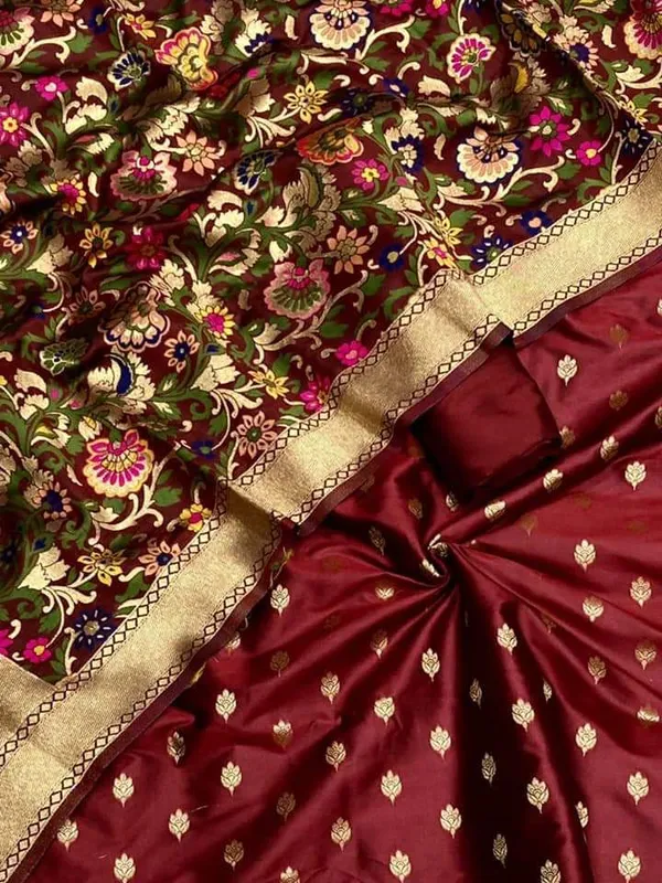 Maroon_Biba_Silk_Zari_Kimkhab_Mina_Jaal_Dupatta_Banarasi_Suit_Set_700SKL_KS22