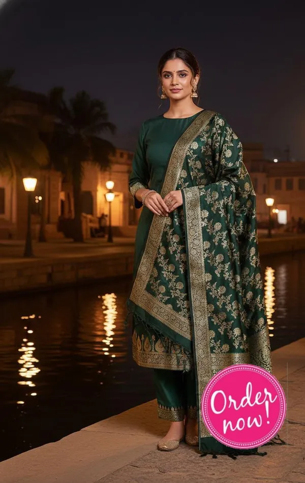 Dark_Green_Katan_Silk_Plain_Katban_Banarasi_Suit_with_Floral_Aada_Zari_Jaal_Dupatta_800SKL_KSK13