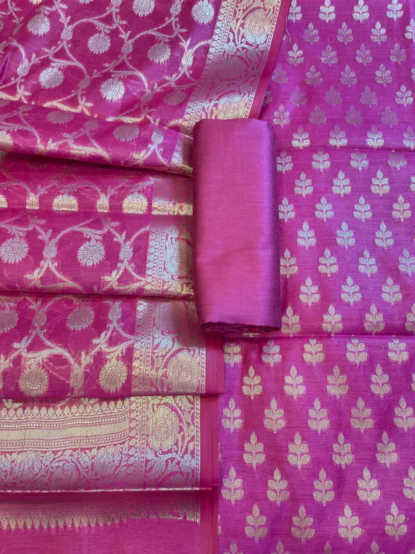 Magenta_Cotton_Leaf_Zari_Booti_Banarasi_Suit_950SHL_CT5