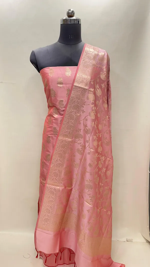 Pink_Semi_Katan_Silk_Handloom_Banarasi_3_pcs_Suit_Set_MUB_SK23