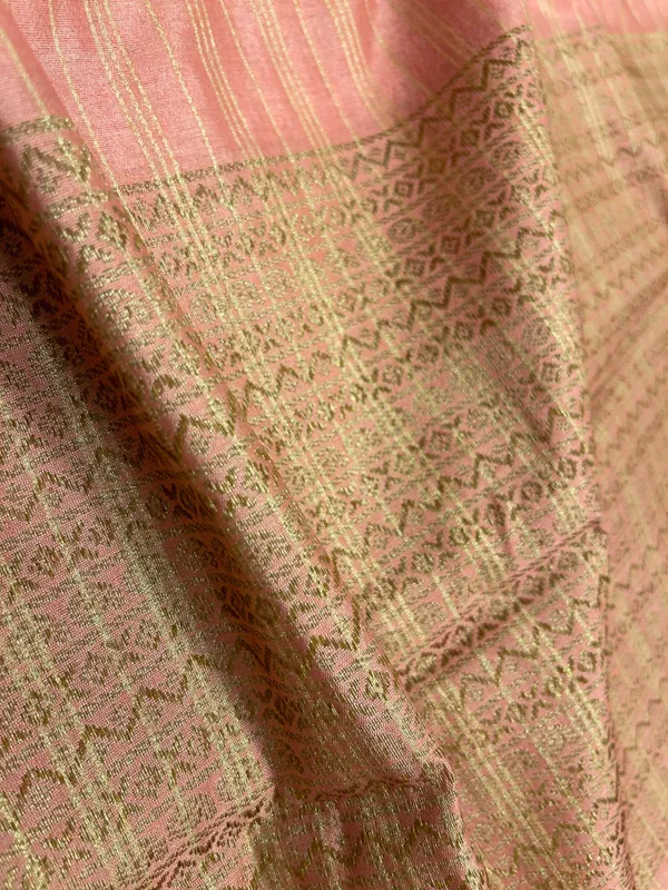Pink_Cotton_Stripe_Zari_Banarasi_Saree_ASDC_1
