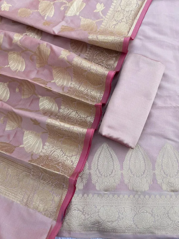 Beige_Katan_Silk_Plain_Zari_Booti_with_Floral_Zari_Jaal_Banarasi_3_pcs_Suit_Set_800SKL_KSP8
