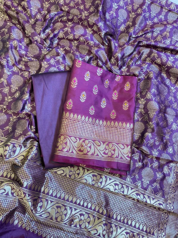 Purple_Butter_Silk_Zari_Mina_Booti_Banarasi_3_pcs_Suit_Set_600SKL_BS8