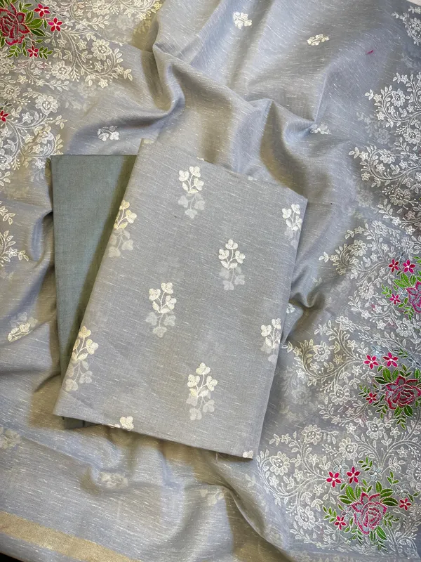 Grey_Linen_Banarasi_3_pcs_Suit_Set_with_Embroidery_Dupatta_1100SKL_LN6