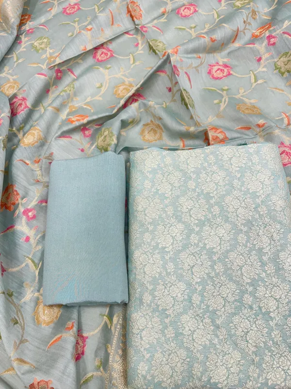Humairah_Pure_Handloom_Light_Grey_Munga_Silk_Floral_Zari_Tilfi_Boota_Jaal_3pcs_Suit_with_Floral_Mina_Zari_Tilfi_Jaal_Dupatta_and_Plain_Light_Grey_Bottom