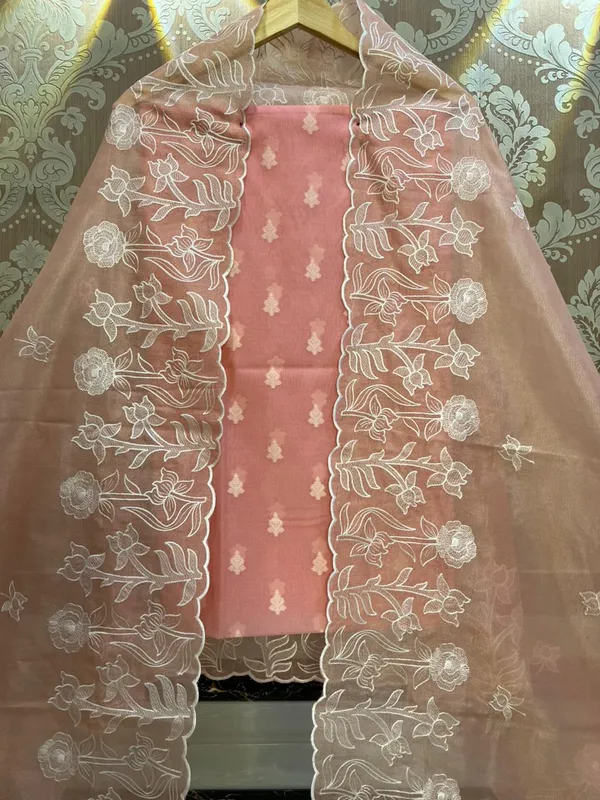 Pink_Tissue_Silk_thread_booti_weave_with_Tissue_silk_Cutwork_Border_Embroidery_Dupatta_1500ASG_TSE3