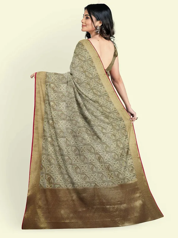 Grey_Cotton_Blend_Banarasi_Sarees_For_Women_GEASF_737