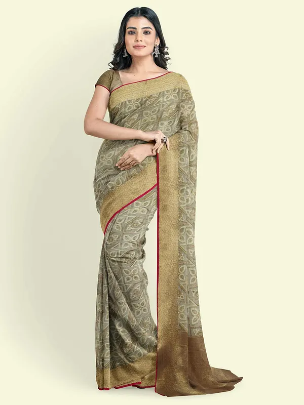 Grey_Cotton_Blend_Banarasi_Sarees_For_Women_GEASF_737