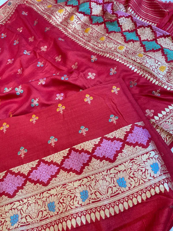 Pure_Handloom_Red_Munga_Silk_Floral_Handbrush_Minakari_Zari_Booti_Banarasi_Suit_85IM_PMUG3
