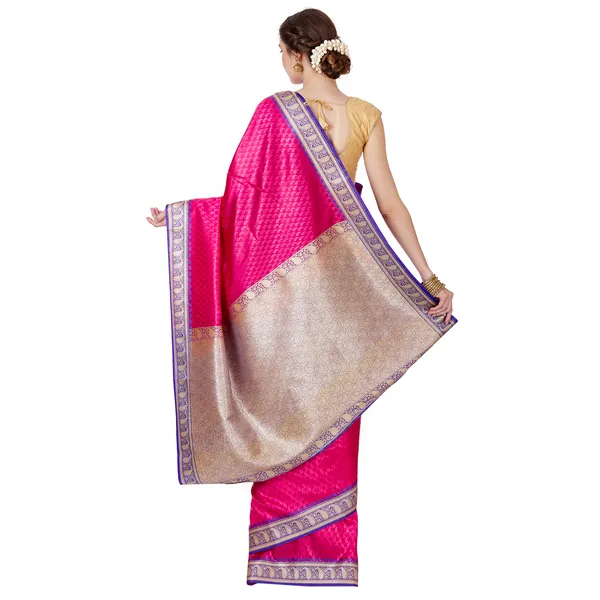 Humairah_Presents_Pink_Satin_Silk_Saree_With_Blouse_Piece(JA1)