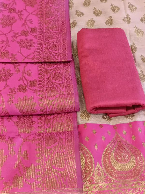 Light_Magenta_Cotton_Floral_Zari_Booti_with_Contrast_Maroon_Silk_Border_Banarasi_Suit_525IM_CTN3