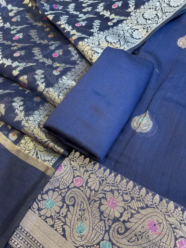 Navy_Blue_Cotton_Resham_Minakari_Zari_Booti_Banarasi_Suit__625SHL_CT57