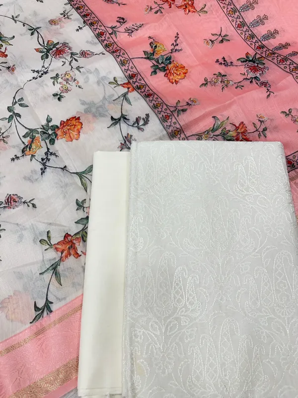 Cotton_Dyable_Embroidery_Suit_With_Contrast_Digital_Print_Peach_Dupatta_Banarasi_Suit_Set_Skl_Cd6