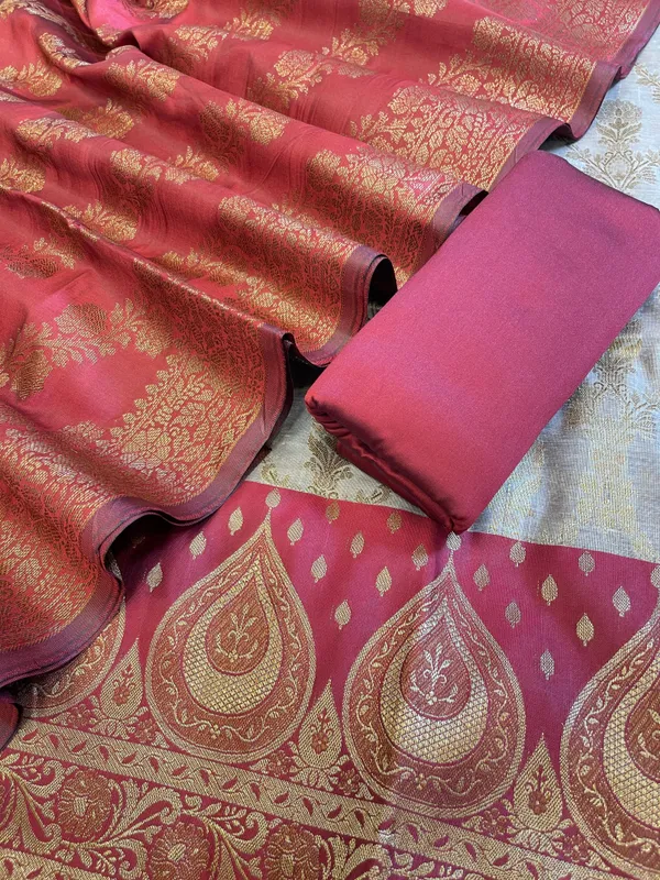 Tussar_Cotton_Alfi_Zari_Jaal_Contrast_Maroon_Silk_Border_Banarasi_Suit_55IM_CTN7