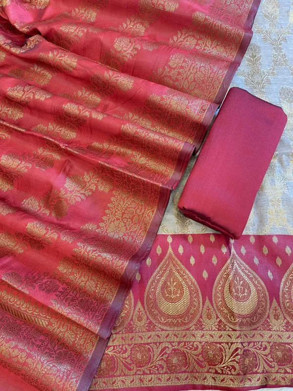 Tussar_Cotton_Alfi_Zari_Jaal_Contrast_Maroon_Silk_Border_Banarasi_Suit_55IM_CTN7