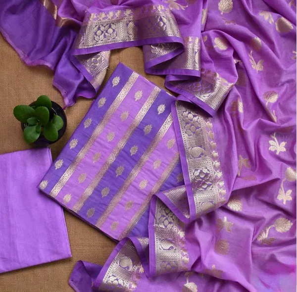 Purple_Pure_Mercerise_Handbrush_Patti_Banarasi_Suit_1150SKL_PMH10