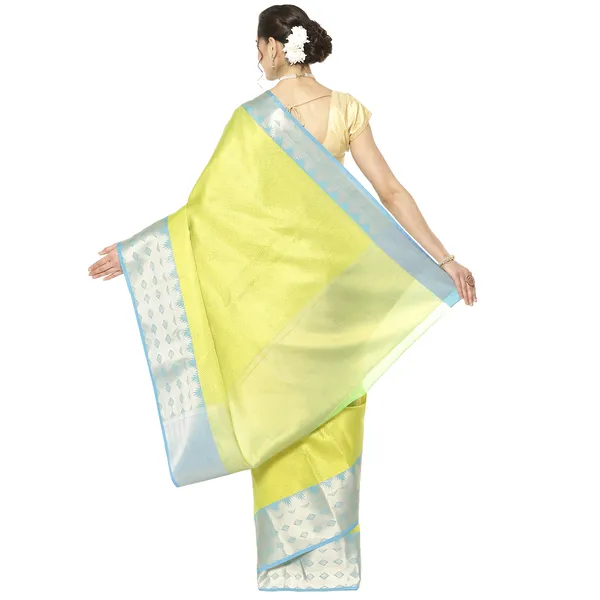 Yellow_Art_Silk/Tanchoi_Banarasi_Sarees_For_Women_GEBC12