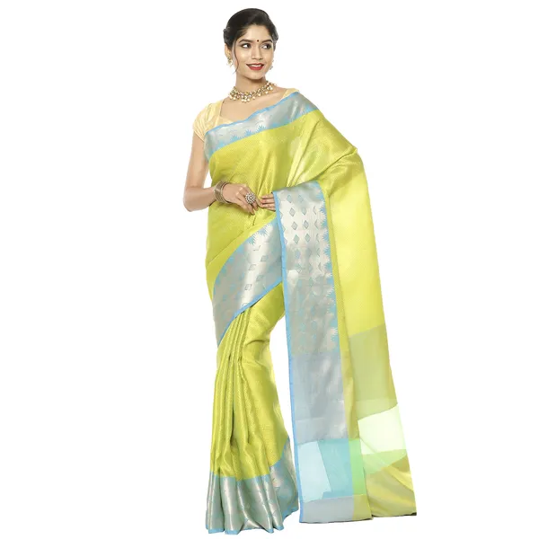 Yellow_Art_Silk/Tanchoi_Banarasi_Sarees_For_Women_GEBC12