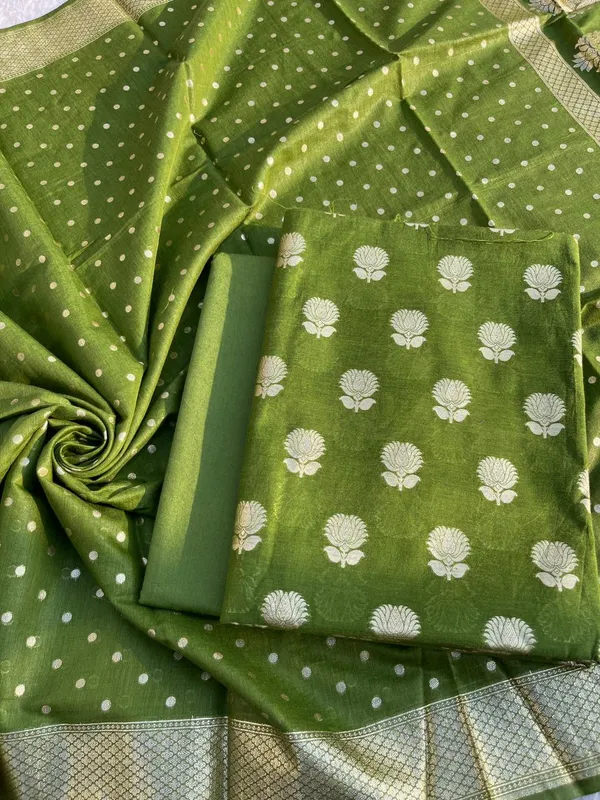 Light_Green_Pure_Mercerised_Banarasi_Suit_with_Lorex_Weaving_&_Floral_Booti_Dupatta_1100SKL_MSL6