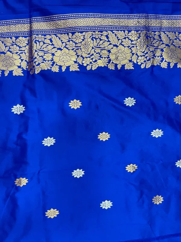 Pure_Handloom_Blue_Katan_Silk_Gold_and_Silver_Zari_Aada_Stripe_Kadhwa_Banarasi_3_pcs_Suit_Set_14000PR_KS11