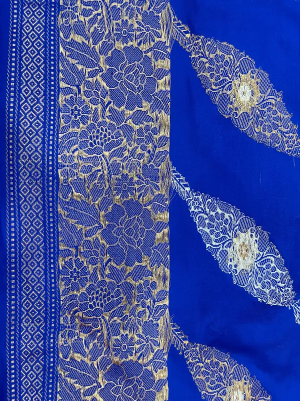 Pure_Handloom_Blue_Katan_Silk_Gold_and_Silver_Zari_Aada_Stripe_Kadhwa_Banarasi_3_pcs_Suit_Set_14000PR_KS11