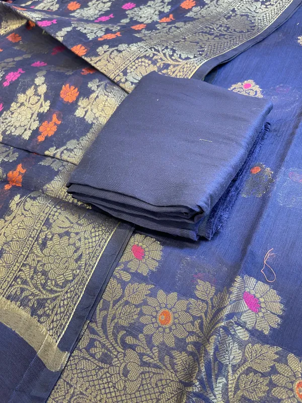 Navy_Blue_Cotton_Floral_Resham_Mina_Zari_Booti_Banarasi_Suit_with_Stripe_Resham_Zari_Dupatta_600SKL_CTN6