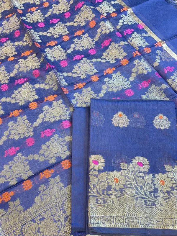 Navy_Blue_Cotton_Floral_Resham_Mina_Zari_Booti_Banarasi_Suit_with_Stripe_Resham_Zari_Dupatta_600SKL_CTN6