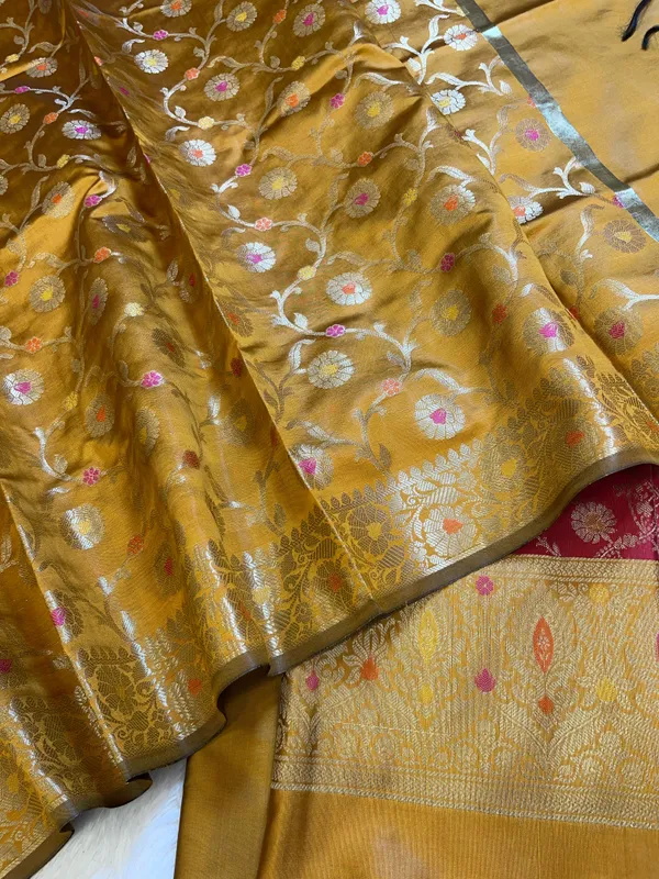 Red_Art_Silk_Floral_Zari_Mina_Jaal_Contrast_Banarasi_Suit_with_Mustard_Dupatta_625AJ_TPT13