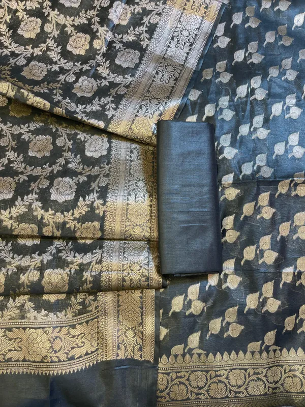 Black_Cotton_Silk_Floral_Zari_Booti_Banarasi_3_pcs_Suit_Set_675JVC_135