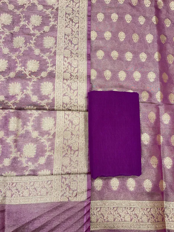 Puresilk_Handloom_Purple_Tissue_Silk_Banarasi_3_pcs_Suit_Set_RHN_TSU9