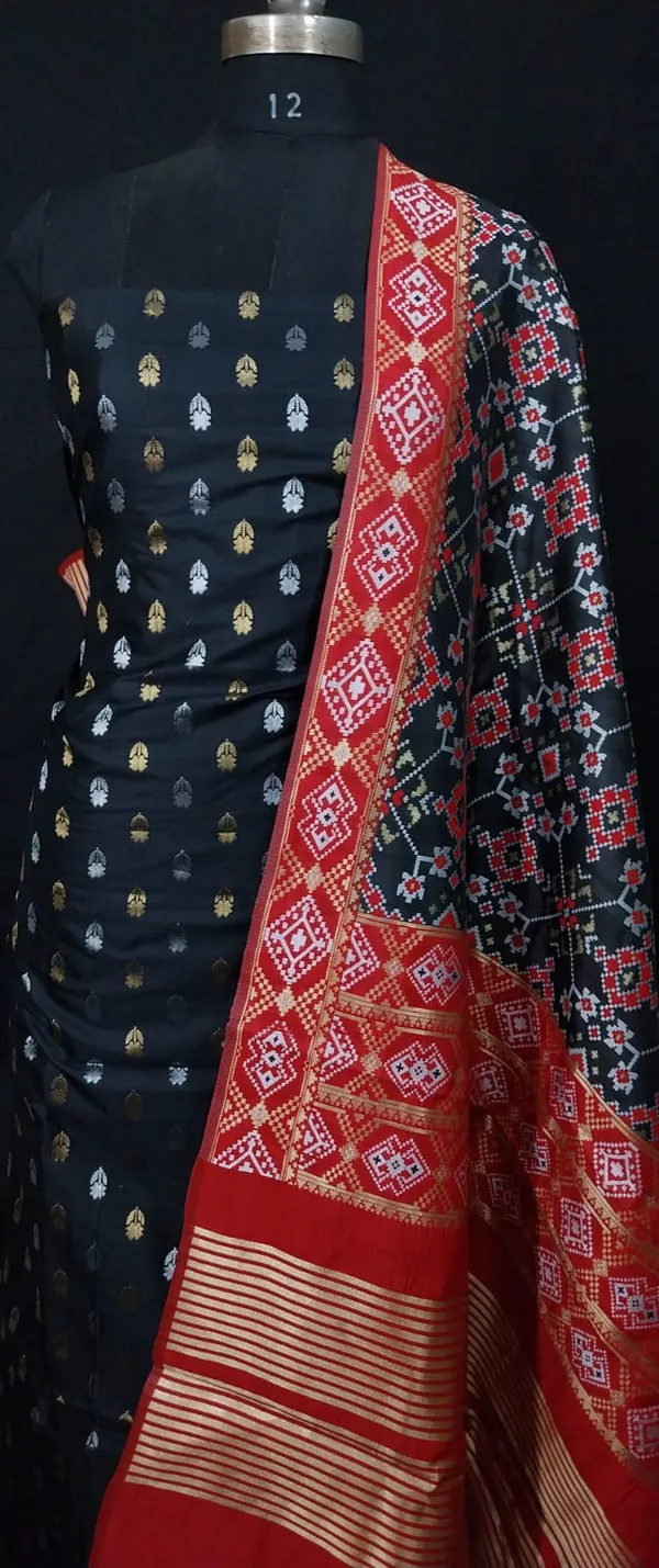 Black_Katan_Silk_Sona_Rupa_Floral_Booti_Banarasi_Suit_with_Patola_Dupatta_700SKL_KSP5