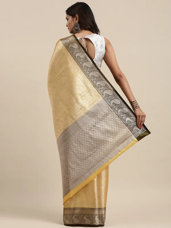 Yellow_Kanchi_Silk_Banarasi_Sarees_For_Women_GEBE8