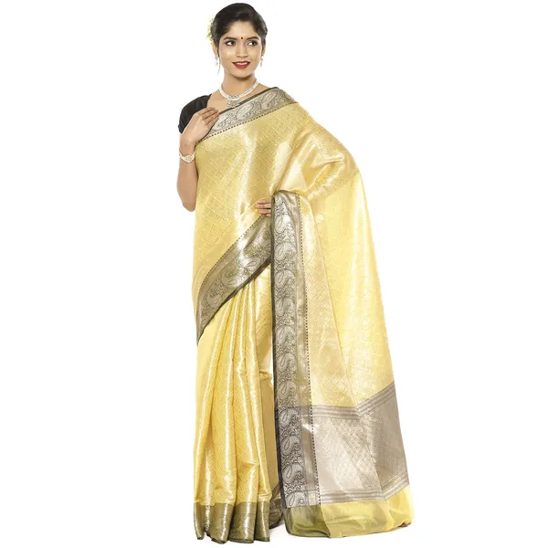 Yellow_Kanchi_Silk_Banarasi_Sarees_For_Women_GEBE8
