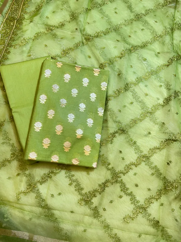 Pista_Green_Mescrize_Cotton_Banarasi_3_pcs_Suit_Set_with_Resham_Embroidery_Dupatta_1100SKL_MSK3