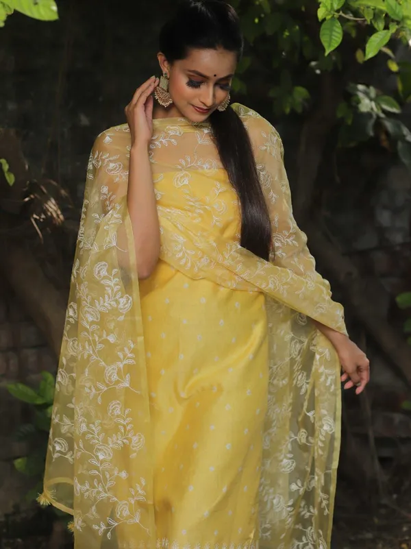 Yellow_Organza_Silk_Embroidery_Banarasi_3_Pcs_Suit_Set_Skl_Og1