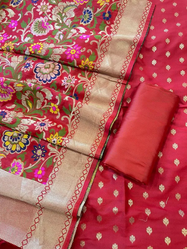 Red_Biba_Silk_Zari_Kimkhab_Mina_Jaal_Dupatta_Banarasi_Suit_Set_700SKL_KS25