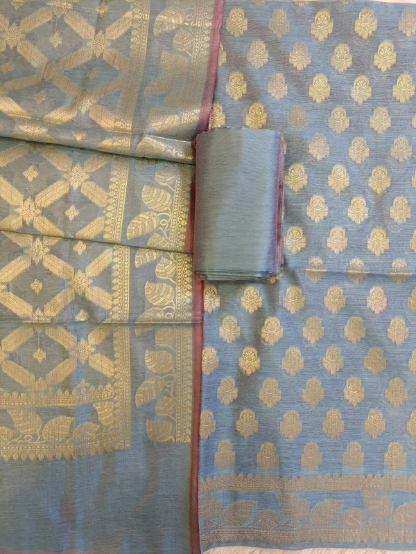 Grey_Cotton_Blend_Floral_Zari_Booti_with_Zig-Zag_Zari_Jaal_Dupatta_Banarasi_Suit_65SHL_PV5
