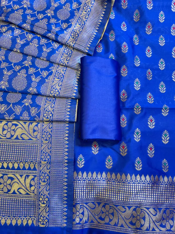 Blue_Butter_Silk_Zari_Mina_Booti_Banarasi_3_pcs_Suit_Set_600SKL_BS10
