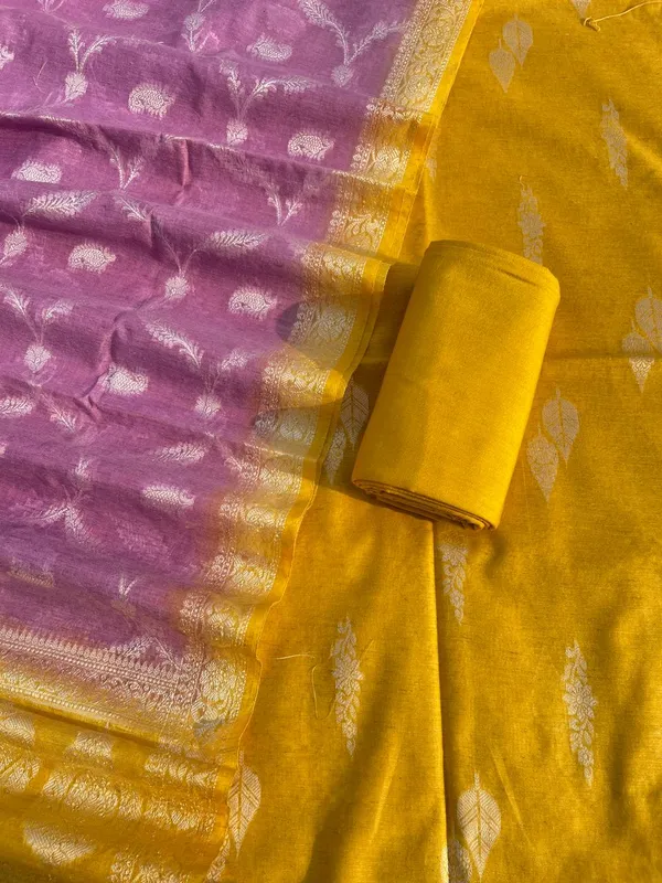 Elegant_Yellow_&_Purple_Linen_Dupion_Resham_Booti_Banarasi_Suit_with_Contrast_Jaal_Dupatta_1100SKL_LDB5