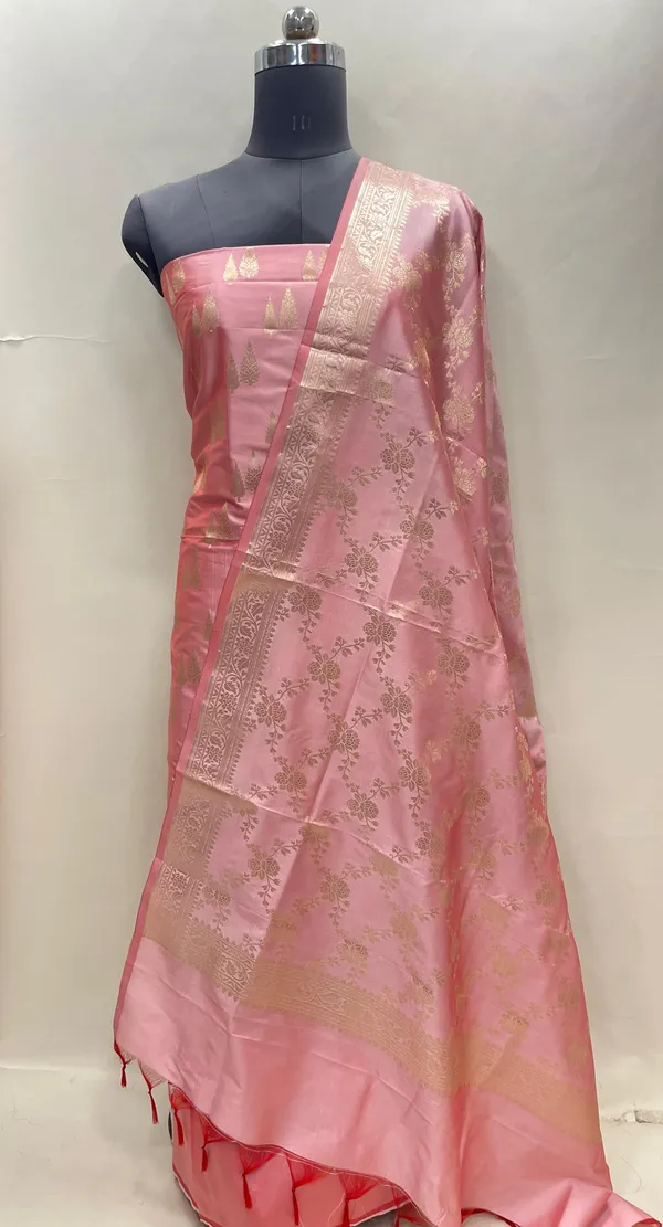 Pink_Semi_Katan_Silk_Handloom_Banarasi_3_pcs_Suit_Set_MUB_SK3