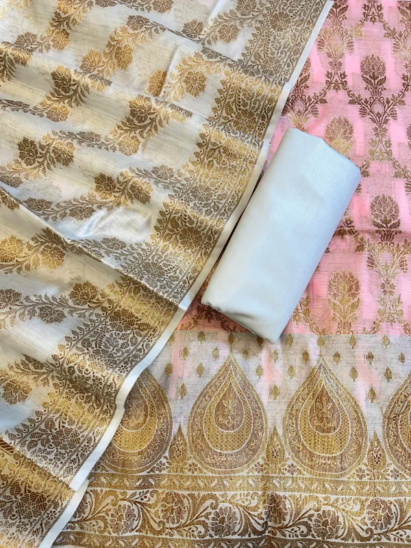 Pink_Cotton_Alfi_Zari_Jaal_Contrast_Blue_Border_Banarasi_Suit_55IM_CTN1
