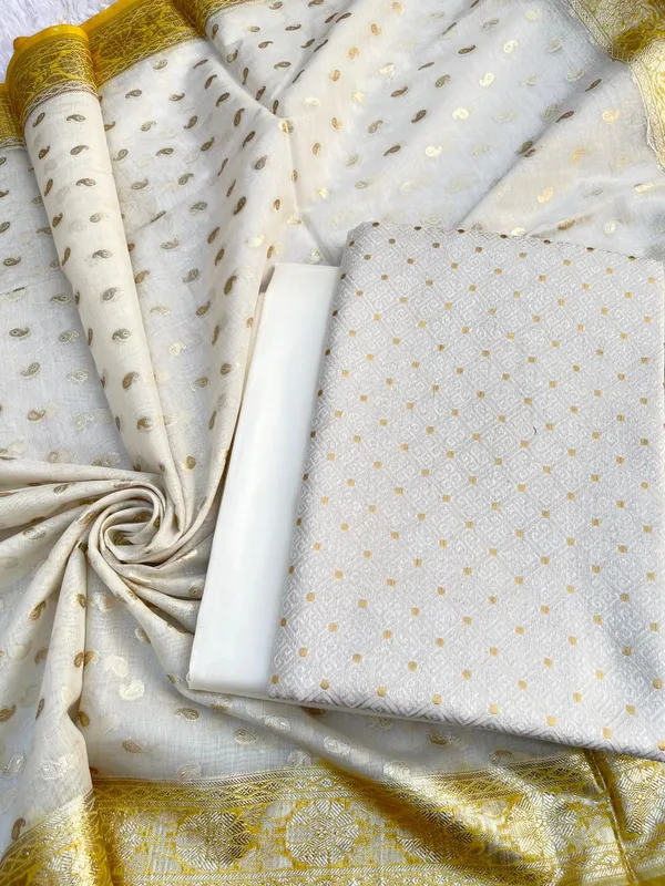 Off_white_resham_weave_Banarasi_Suit_&_Lorex_Contrast_Border_Gold_Dupatta_1200SKL_BM5