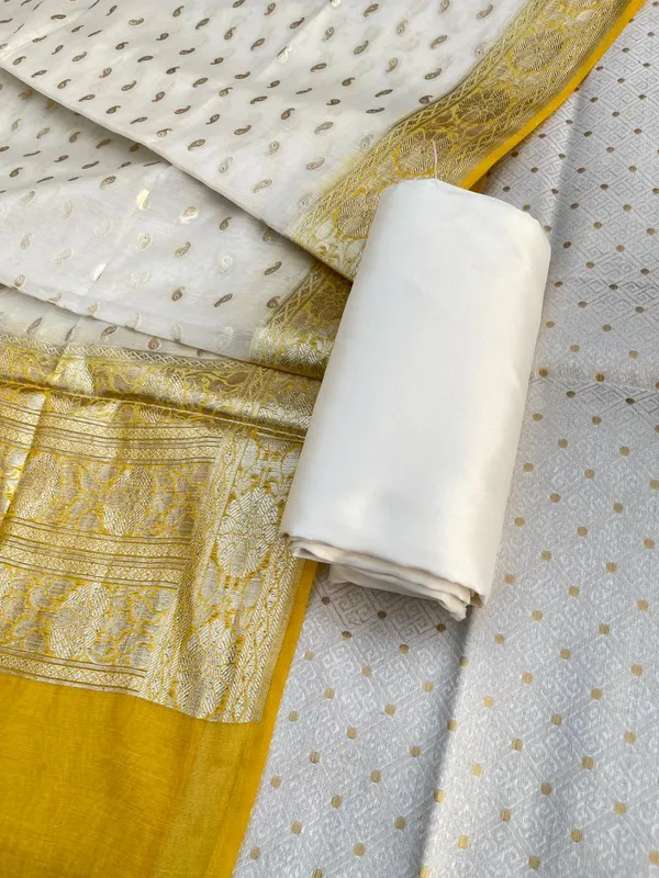 Off_white_resham_weave_Banarasi_Suit_&_Lorex_Contrast_Border_Gold_Dupatta_1200SKL_BM5